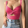 2024 Sexy Women Sleeveless Short Crop tops Ladies Vest Casual Tank Top Women's Tube Top Female Black White - MAGUSTA BEAUTY
