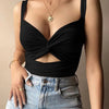 2024 Sexy Women Sleeveless Short Crop tops Ladies Vest Casual Tank Top Women's Tube Top Female Black White - MAGUSTA BEAUTY