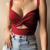 2024 Sexy Women Sleeveless Short Crop tops Ladies Vest Casual Tank Top Women's Tube Top Female Black White - MAGUSTA BEAUTY