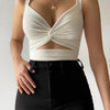 2024 Sexy Women Sleeveless Short Crop tops Ladies Vest Casual Tank Top Women's Tube Top Female Black White - MAGUSTA BEAUTY