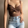 2024 Sexy Women Sleeveless Short Crop tops Ladies Vest Casual Tank Top Women's Tube Top Female Black White - MAGUSTA BEAUTY