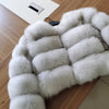2025 MAOMAOKONG Natural Real Fox Fur Coat Women Winter Long Sleeve Luxury Raccoon Fur Jackets Thick Top Female Furry Coat Vest - MAGUSTA BEAUTY