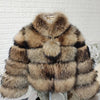 2025 MAOMAOKONG Natural Real Fox Fur Coat Women Winter Long Sleeve Luxury Raccoon Fur Jackets Thick Top Female Furry Coat Vest - MAGUSTA BEAUTY