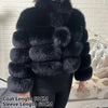 2025 MAOMAOKONG Natural Real Fox Fur Coat Women Winter Long Sleeve Luxury Raccoon Fur Jackets Thick Top Female Furry Coat Vest - MAGUSTA BEAUTY