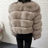2025 MAOMAOKONG Natural Real Fox Fur Coat Women Winter Long Sleeve Luxury Raccoon Fur Jackets Thick Top Female Furry Coat Vest - MAGUSTA BEAUTY