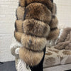 2025 MAOMAOKONG Natural Real Fox Fur Coat Women Winter Long Sleeve Luxury Raccoon Fur Jackets Thick Top Female Furry Coat Vest - MAGUSTA BEAUTY