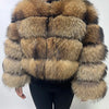2025 MAOMAOKONG Natural Real Fox Fur Coat Women Winter Long Sleeve Luxury Raccoon Fur Jackets Thick Top Female Furry Coat Vest - MAGUSTA BEAUTY