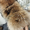2025 MAOMAOKONG Natural Real Fox Fur Coat Women Winter Long Sleeve Luxury Raccoon Fur Jackets Thick Top Female Furry Coat Vest - MAGUSTA BEAUTY