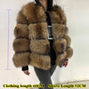 2025 MAOMAOKONG Natural Real Fox Fur Coat Women Winter Long Sleeve Luxury Raccoon Fur Jackets Thick Top Female Furry Coat Vest - MAGUSTA BEAUTY