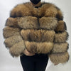 2025 MAOMAOKONG Natural Real Fox Fur Coat Women Winter Long Sleeve Luxury Raccoon Fur Jackets Thick Top Female Furry Coat Vest - MAGUSTA BEAUTY