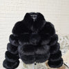 2025 MAOMAOKONG Natural Real Fox Fur Coat Women Winter Long Sleeve Luxury Raccoon Fur Jackets Thick Top Female Furry Coat Vest - MAGUSTA BEAUTY