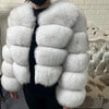 2025 MAOMAOKONG Natural Real Fox Fur Coat Women Winter Long Sleeve Luxury Raccoon Fur Jackets Thick Top Female Furry Coat Vest - MAGUSTA BEAUTY
