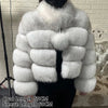 2025 MAOMAOKONG Natural Real Fox Fur Coat Women Winter Long Sleeve Luxury Raccoon Fur Jackets Thick Top Female Furry Coat Vest - MAGUSTA BEAUTY