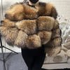 2025 MAOMAOKONG Natural Real Fox Fur Coat Women Winter Long Sleeve Luxury Raccoon Fur Jackets Thick Top Female Furry Coat Vest - MAGUSTA BEAUTY