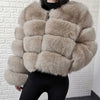 2025 MAOMAOKONG Natural Real Fox Fur Coat Women Winter Long Sleeve Luxury Raccoon Fur Jackets Thick Top Female Furry Coat Vest - MAGUSTA BEAUTY