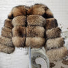 2025 MAOMAOKONG Natural Real Fox Fur Coat Women Winter Long Sleeve Luxury Raccoon Fur Jackets Thick Top Female Furry Coat Vest - MAGUSTA BEAUTY