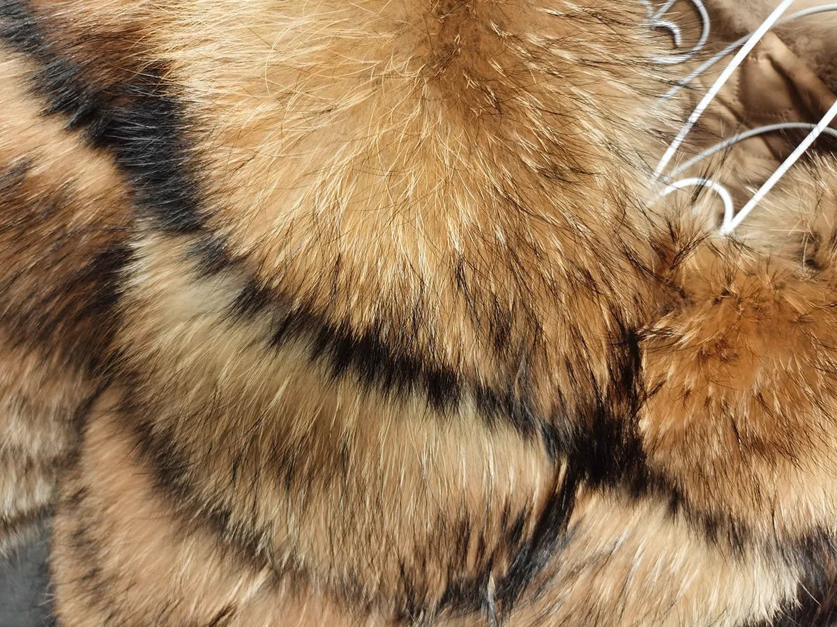 2025 MAOMAOKONG Natural Real Fox Fur Coat Women Winter Long Sleeve Luxury Raccoon Fur Jackets Thick Top Female Furry Coat Vest - MAGUSTA BEAUTY