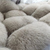 2025 MAOMAOKONG Natural Real Fox Fur Coat Women Winter Long Sleeve Luxury Raccoon Fur Jackets Thick Top Female Furry Coat Vest - MAGUSTA BEAUTY