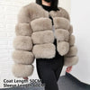 2025 MAOMAOKONG Natural Real Fox Fur Coat Women Winter Long Sleeve Luxury Raccoon Fur Jackets Thick Top Female Furry Coat Vest - MAGUSTA BEAUTY