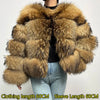 2025 MAOMAOKONG Natural Real Fox Fur Coat Women Winter Long Sleeve Luxury Raccoon Fur Jackets Thick Top Female Furry Coat Vest - MAGUSTA BEAUTY
