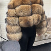 2025 MAOMAOKONG Natural Real Fox Fur Coat Women Winter Long Sleeve Luxury Raccoon Fur Jackets Thick Top Female Furry Coat Vest - MAGUSTA BEAUTY