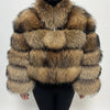 2025 MAOMAOKONG Natural Real Fox Fur Coat Women Winter Long Sleeve Luxury Raccoon Fur Jackets Thick Top Female Furry Coat Vest - MAGUSTA BEAUTY