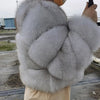 2025 MAOMAOKONG Natural Real Fox Fur Coat Women Winter Long Sleeve Luxury Raccoon Fur Jackets Thick Top Female Furry Coat Vest - MAGUSTA BEAUTY