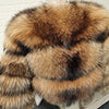 2025 MAOMAOKONG Natural Real Fox Fur Coat Women Winter Long Sleeve Luxury Raccoon Fur Jackets Thick Top Female Furry Coat Vest - MAGUSTA BEAUTY