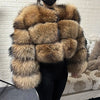2025 MAOMAOKONG Natural Real Fox Fur Coat Women Winter Long Sleeve Luxury Raccoon Fur Jackets Thick Top Female Furry Coat Vest - MAGUSTA BEAUTY