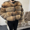 2025 MAOMAOKONG Natural Real Fox Fur Coat Women Winter Long Sleeve Luxury Raccoon Fur Jackets Thick Top Female Furry Coat Vest - MAGUSTA BEAUTY