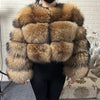 2025 MAOMAOKONG Natural Real Fox Fur Coat Women Winter Long Sleeve Luxury Raccoon Fur Jackets Thick Top Female Furry Coat Vest - MAGUSTA BEAUTY