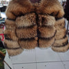 2025 MAOMAOKONG Natural Real Fox Fur Coat Women Winter Long Sleeve Luxury Raccoon Fur Jackets Thick Top Female Furry Coat Vest - MAGUSTA BEAUTY