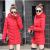 2025 New Arrival Fashion Slim Women Winter Jacket Cotton Padded Warm Thicken Ladies Coat Long Coats Parka Womens Jackets - MAGUSTA BEAUTY