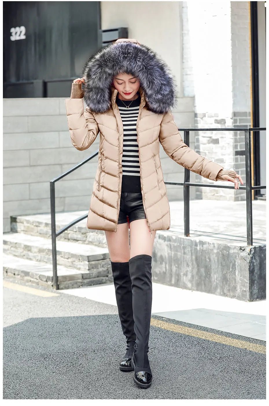2025 New Arrival Fashion Slim Women Winter Jacket Cotton Padded Warm Thicken Ladies Coat Long Coats Parka Womens Jackets - MAGUSTA BEAUTY