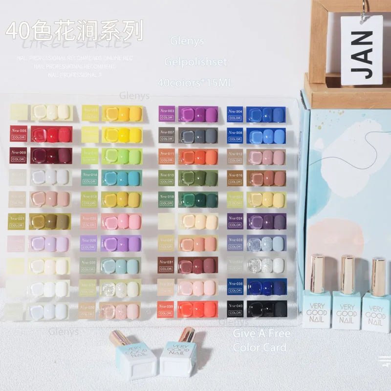 2025 New Gradient Color Bottle High End Nail Gel Set Solid Bare Color Nail Enhancement Points Wholesale by Professional Manufact - MAGUSTA BEAUTY