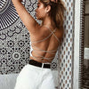 2025 Sexy Women Vest Crop Top Sleeveless Tanks Beach Women Sports Tank Tops Bodycon Party Backless Spaghetti Straps Clubwear - MAGUSTA BEAUTY