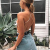 2025 Sexy Women Vest Crop Top Sleeveless Tanks Beach Women Sports Tank Tops Bodycon Party Backless Spaghetti Straps Clubwear - MAGUSTA BEAUTY