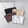 2025 Summer Women's Crop Top Sexy Elastic Cotton Camis sleeveless Short Tank Top Bar - MAGUSTA BEAUTY