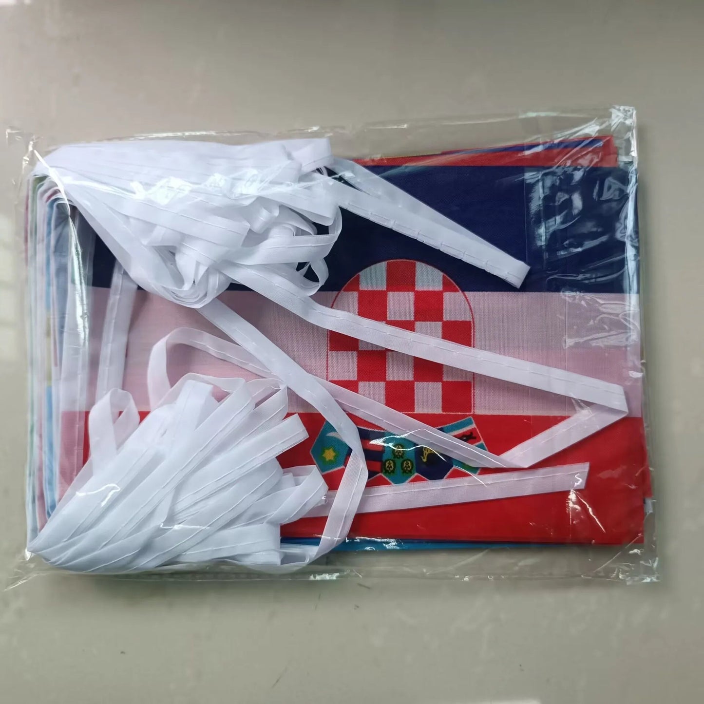 2026 14x21cm 48pcs Country Flag NEW Football Countries Flag Bunting National String Banner Event Garlands decoration - MAGUSTA BEAUTY