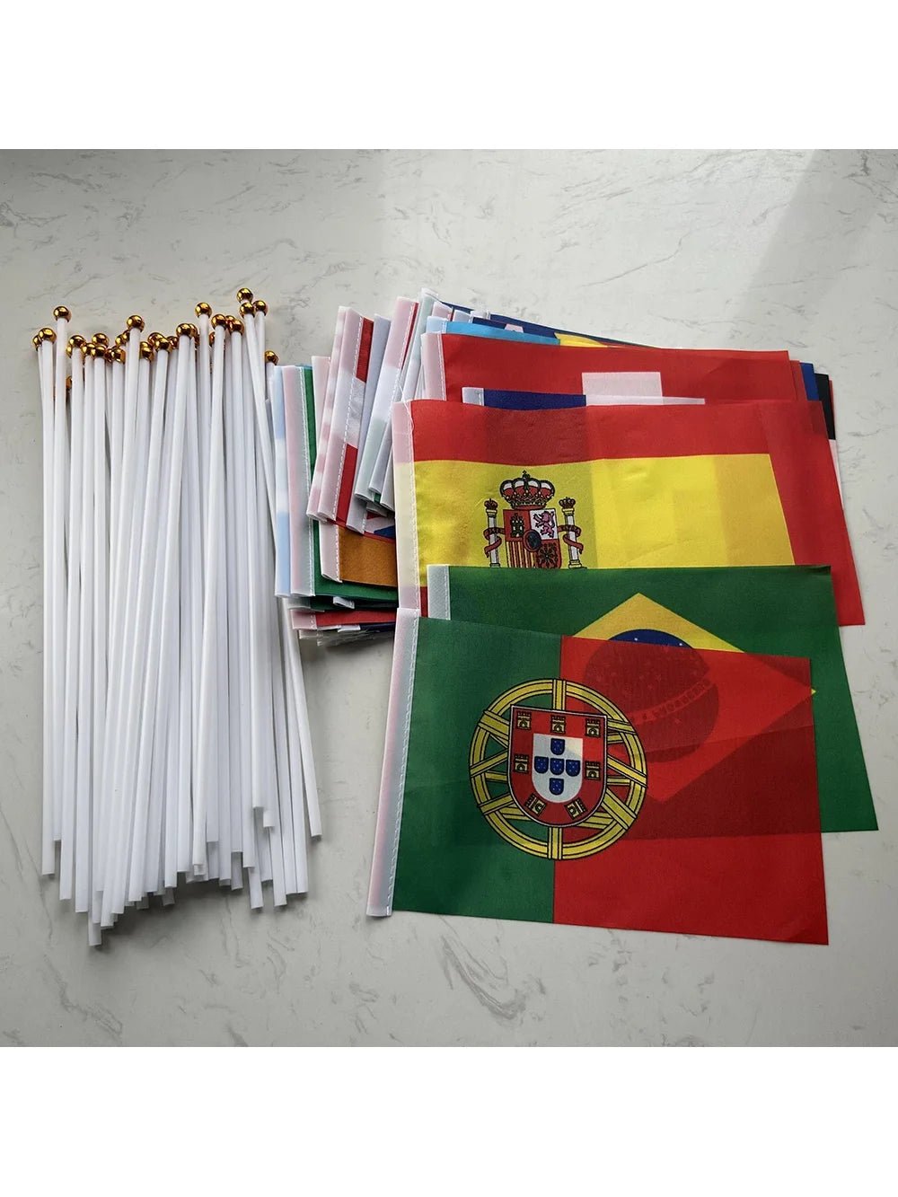 2026 42/48pcs world Country Flag 14x21cmNEW Football cup Countries Flag Bunting National String Banner Event Garlands decoration - MAGUSTA BEAUTY
