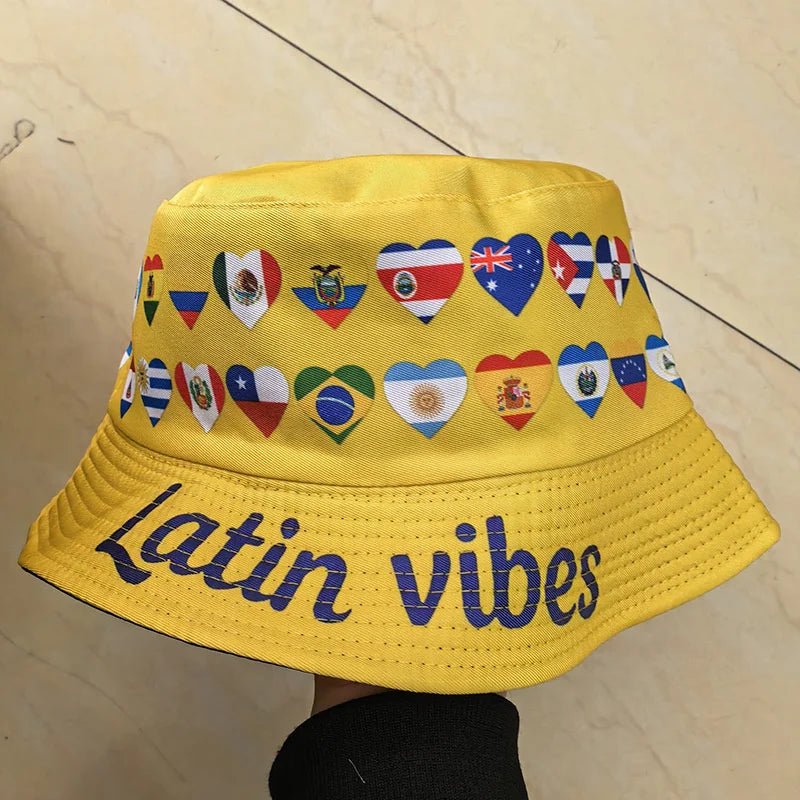 2026 Countries National Flag Bucket Hat Men Women Football Fan Party Football Cup Reversible Sun Hat Soccer Fans Fisherman Hat - MAGUSTA BEAUTY