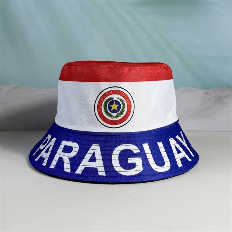2026 Countries National Flag Bucket Hat Men Women Football Fan Party Football Cup Reversible Sun Hat Soccer Fans Fisherman Hat - MAGUSTA BEAUTY