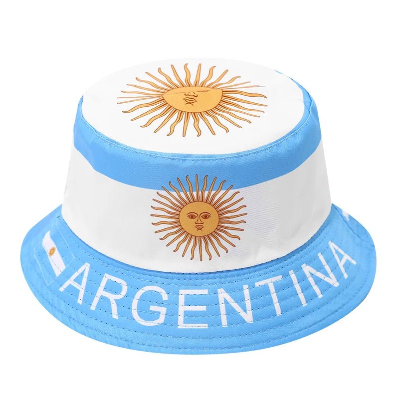 2026 Countries National Flag Bucket Hat Men Women Football Fan Party Football Cup Reversible Sun Hat Soccer Fans Fisherman Hat - MAGUSTA BEAUTY