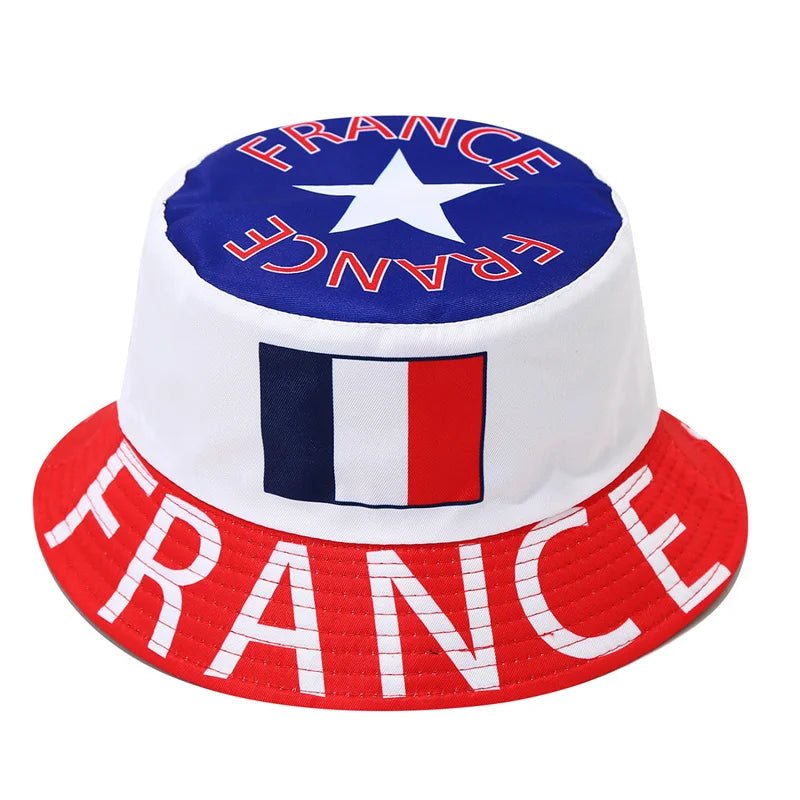 2026 Countries National Flag Bucket Hat Men Women Football Fan Party Football Cup Reversible Sun Hat Soccer Fans Fisherman Hat - MAGUSTA BEAUTY