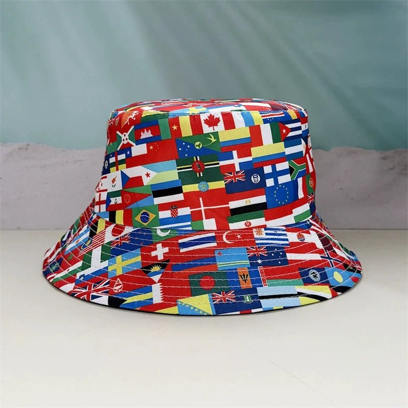 2026 Countries National Flag Bucket Hat Men Women Football Fan Party Football Cup Reversible Sun Hat Soccer Fans Fisherman Hat - MAGUSTA BEAUTY