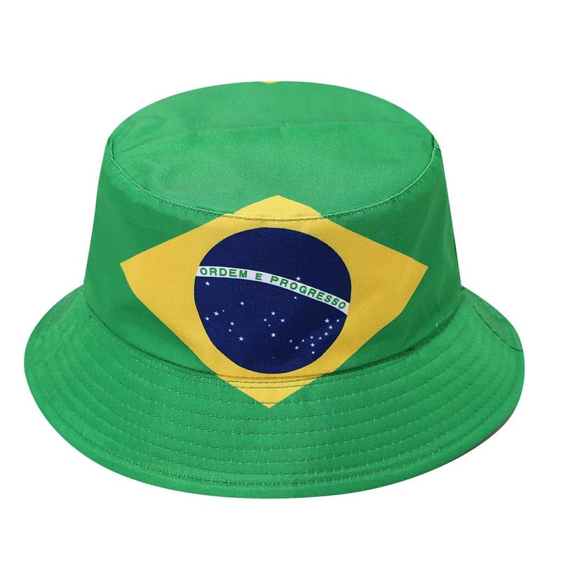 2026 Countries National Flag Bucket Hat Men Women Football Fan Party Football Cup Reversible Sun Hat Soccer Fans Fisherman Hat - MAGUSTA BEAUTY