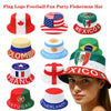 2026 Countries National Flag Bucket Hat Men Women Football Fan Party Football Cup Reversible Sun Hat Soccer Fans Fisherman Hat - MAGUSTA BEAUTY