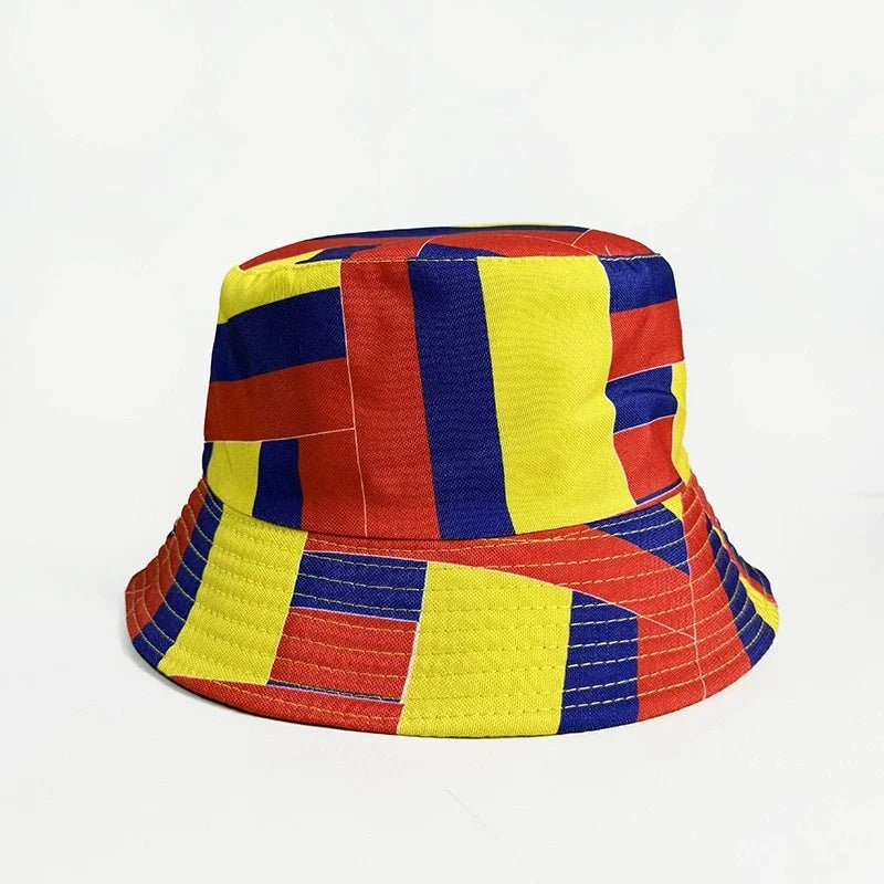 2026 Countries National Flag Bucket Hat Men Women Football Fan Party Football Cup Reversible Sun Hat Soccer Fans Fisherman Hat - MAGUSTA BEAUTY