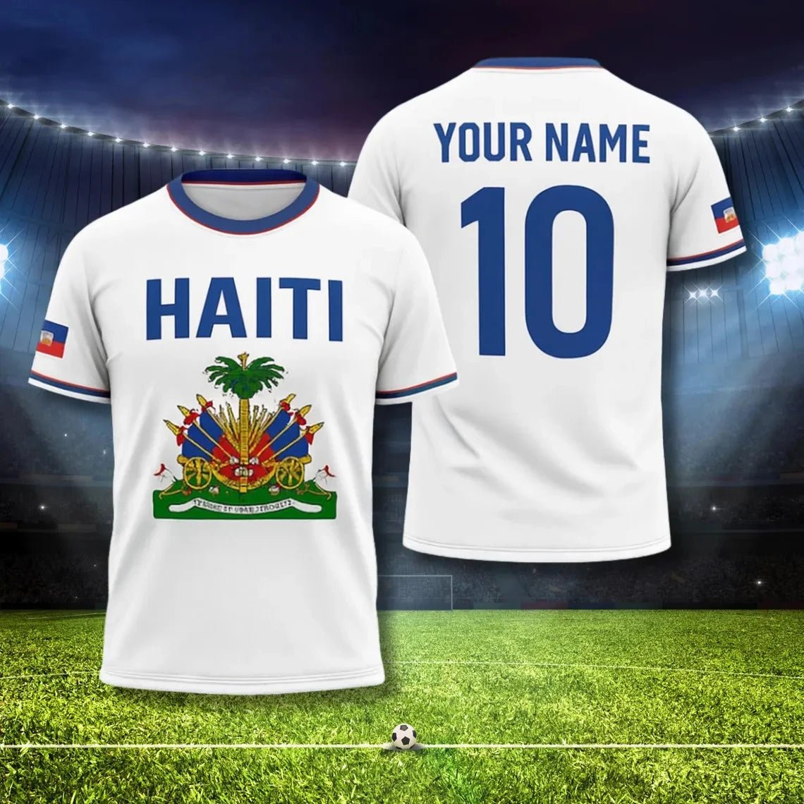 2026 New Haiti Football T-shirts Sports Casual Haitian Soccer Jersey Free Custom Diy Name Tees Gifts Wholesale Sports T Shirts - MAGUSTA BEAUTY