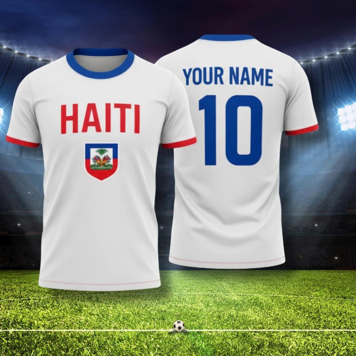 2026 New Haiti Football T-shirts Sports Casual Haitian Soccer Jersey Free Custom Diy Name Tees Gifts Wholesale Sports T Shirts - MAGUSTA BEAUTY